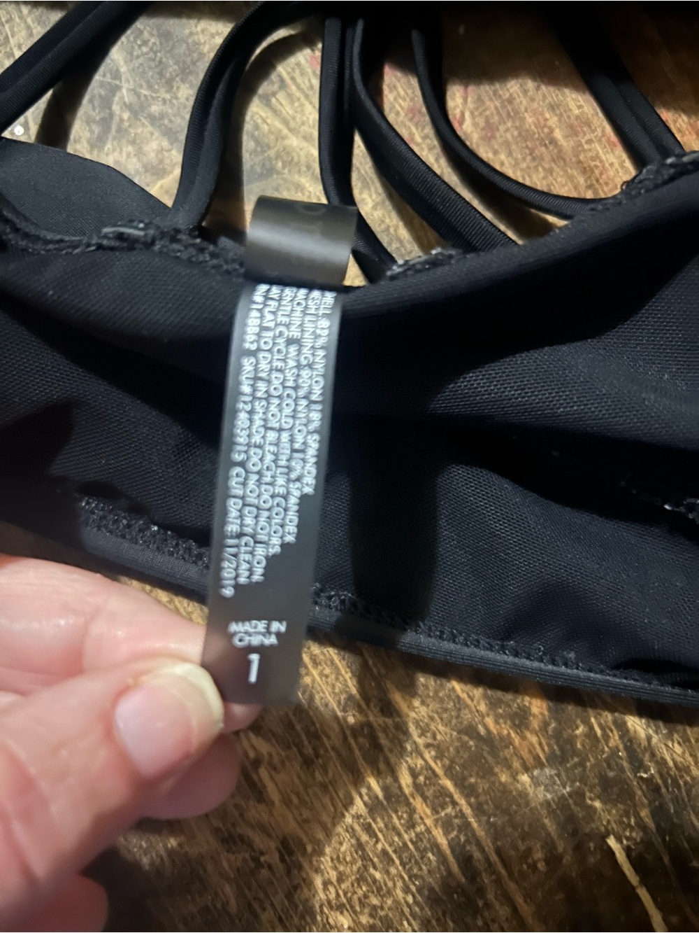 Torrid  Size 1 Back Sports Bra With Padding And Strappy Back - Picture 4 of 4